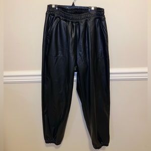 Black Leather Pants (Joggers)